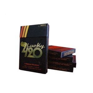 4C Printable C1S Board Cigarette Box With Gold Foil