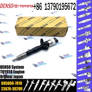 Cheap Diesel Fuel Common Rail Injector Assembly 23670-30120 095000-7810 For Toyota Dyna for sale