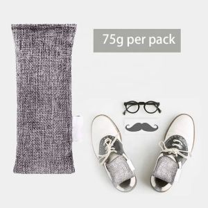 75g Bamboo Charcoal Air Purifying Bags Customized Shoe Deodorizer for Odor