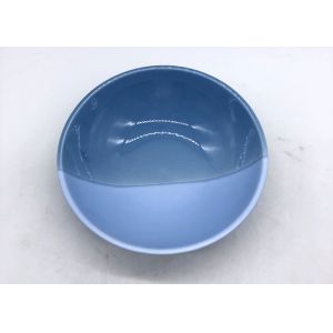 2 Tone Color Candy Salad Bowl Ceramic Houseware Set Of 4 Customized Color And