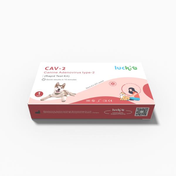 Luckit Canineadenovirus type 2 CAV-2 PET DOG Test Kit Fast Reaction Rapid Class