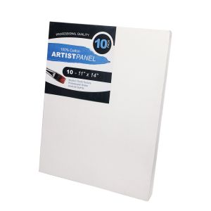 Pre Primed Blank Canvas Panels Art Supplies Cradled 100% Cotton Paint Canvas