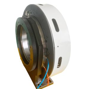 Four Jaw Hollow Chuck , Double Acting Pneumatic Lathe Chuck