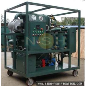 Cheap A double-stage vacuum oil purifier from the VFD Series, designed for transformer oil, has the capacity to purify up to 4000 liters per hour. for sale