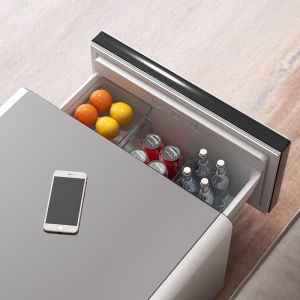 Primst Summer Multifunctional Refrigerator Coffee Table for Apartment Wireless