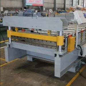 PLC Control Metal Cold Roofing Sheet Making Machiney Roof Tile Wall Pannel Roll