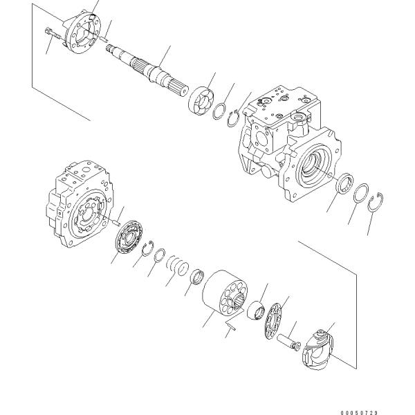 708-1G-00060 708-1G-01060 For Komatsu WA470-6A WA470-6 WA480-6 WHEEL LOADERS Hydraulic Main Pump LOADER PUMP Piston Pump PUMP ASSY Aftermarket