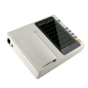 6-Channel EKG Machine 7" Color LCD 1850mAh Battery For Optimal Performance