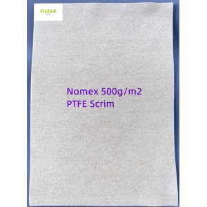 Aramid / Nomex Needle Punched Felt Nonwoven Filter Cloth For Dust Collector