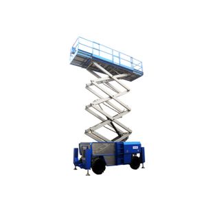 China 12M JHC Mechanical Scissor Lift Machine , Personnel Scissor Lift Cost Effective on sale