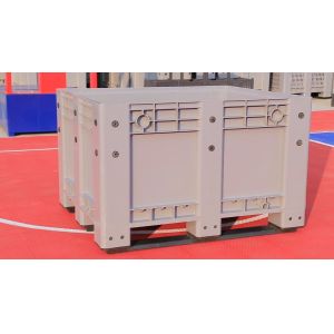 Cheap 1200*1000*810mm Good Quality plastic storage container collapsible pallet box for fruit and autoparts for sale