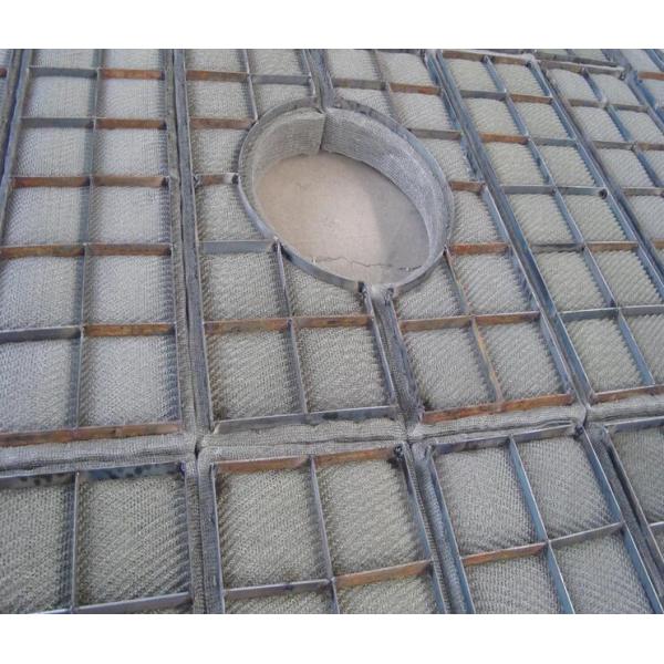 304 SS Wire Mesh Pad Demister Easily Installed For Vapor Liquid Filter