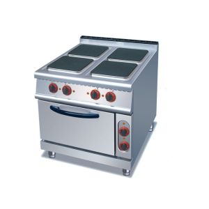 4 Or 6 Plates Electric Range Cookers Round / Square Freestanding Electric Cooker