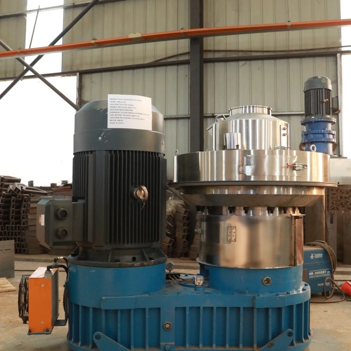 MIKIM Small Wood Pellets Machine Flat Die 15mm 20mm With Bags Dust Filter