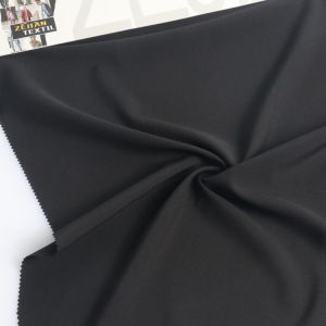 Soft Hand Feeling Custom recycled Fabric 75D Polyester Spandex for garment
