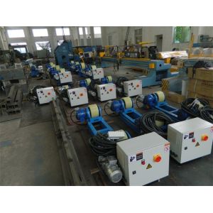 2T with Rubber / Steel / Polyurethane Rollers Capacity Bolt Adjustment Pipe