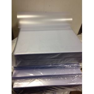China 80micron 0.08mm Clear PVC Coated Laminated Overlay Film For Plastic Cards on sale