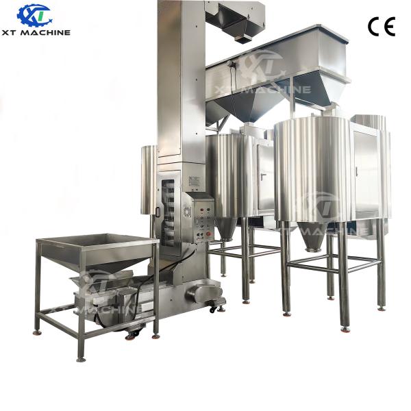 Quality Full Auto PLC Peanut Blanching Machine with 98% Efficiency and 1000kg/h Capacity for Industrial Peanut Processing wholesale
