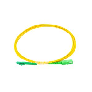 2.0mm LSZH OS2 SC APC To E2000 Simplex Patch Cord 5M Single Mode Patch Cord