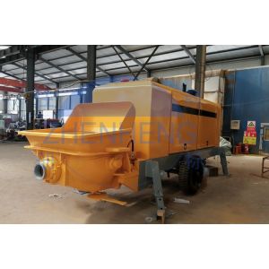 China Small Diesel Power Cement Concrete Pump With Mixer Water Conservancy Use on sale