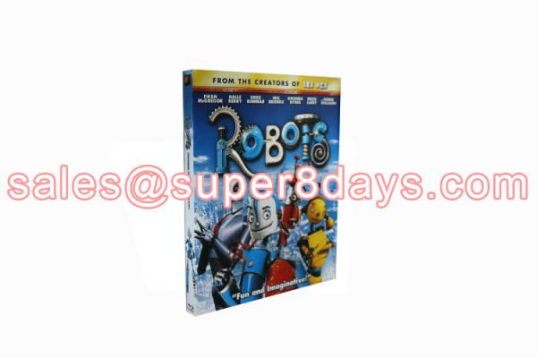 Quality Movies Blu-ray DVD Robots Cartoon Blue Ray DVD Hot Sale Cheap Cartoon Blu-ray DVD For Children Wholesale Supplier wholesale