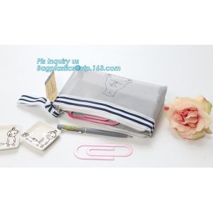 A3,A4,A5,B4,B5,B6,B8 file folder clear mesh bag printed logo document folder