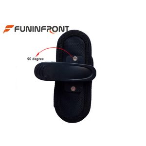Durable Heavy Duty Pouch Holster Holder with 180 Degree Spin Clip for Flashlight