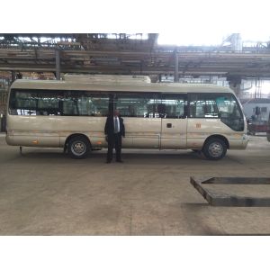 Cheap 8.1M Diesel Coaster Public 30 Seater Minibus Cummins Engine With Multiple Functions for sale