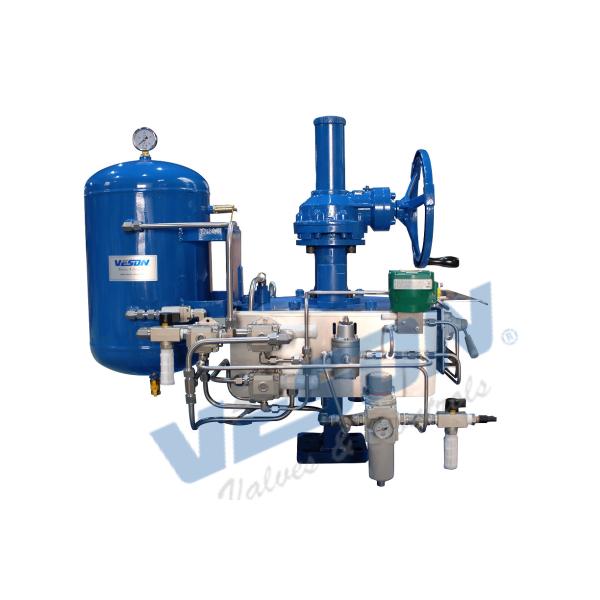 Quality Carbon Steel Heavy Duty Linear Actuator Single Acting / Double Acting with Air Tank wholesale