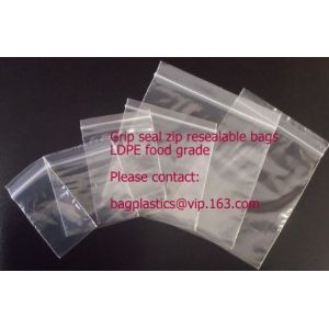 PE LDPE fish food double zip lock plastic packaging bag, eco friendly zip lock