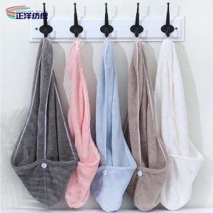 350gsm Reusable Dusting Cloths 35X65cm Multi Color Long Hair Drying Towel Hair
