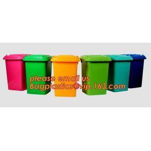 45L recycle trash bin recycle garbage bin/hospital trash cans, Mobile heavy duty