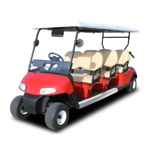 Quality Resort Leisure Electric Sightseeing Car 8 Seater Golf Buggy With Remote Control wholesale