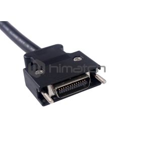 Black 26 Pin Camera Cable MDR 26 Pin Male To MDR 26 Pin For Camera Link