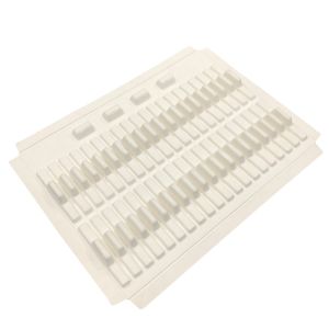 Cheap Natural White Sugarcane Bagasse Packaging , Chocolate Biodegradable Paper Tray for sale