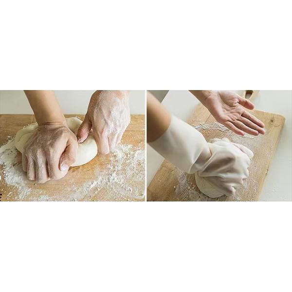 13 Mil Nitrile Dishwashing Gloves Restaurant Cleaning Durable White Nitrile Glove