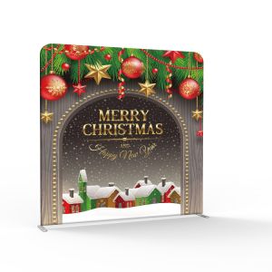 Collapsible 10X10 Trade Show Fabric Backdrop Practical Convenience No Chemical