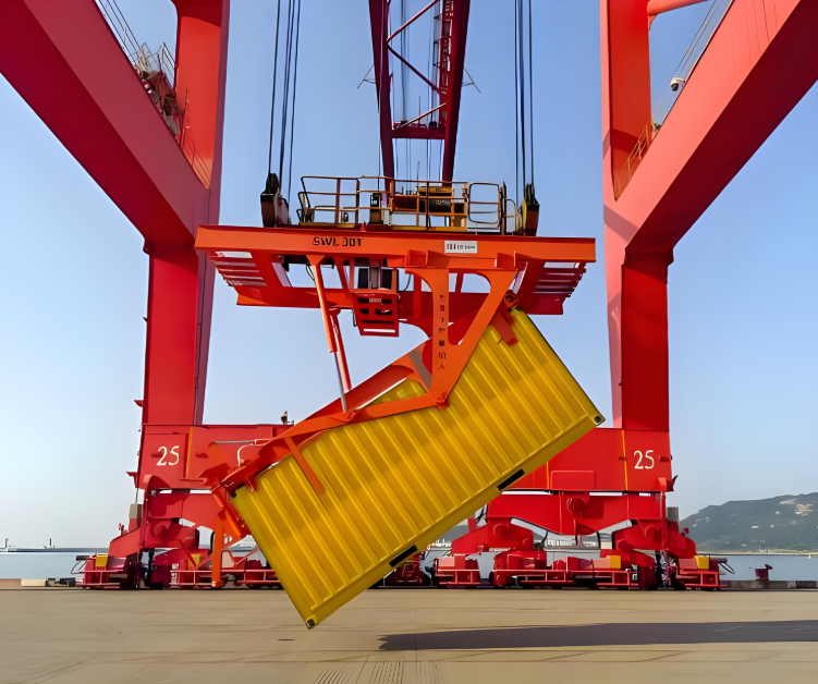 Wireless Remote Controlled Ship Crane with 50 Tonnes Capacity and Control System