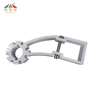 Factory-made awning accessory profile edge bracket with cover