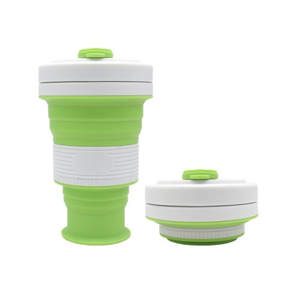 Quality Leakproof 550ml Collapsible Coffee Mug With Lid wholesale
