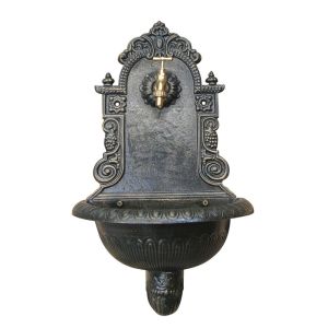 China Garden Decoration Cast Iron Wall Fountain Antique Imitation Environment Friendly on sale