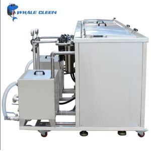 High Frequency Ultrasonic Cleaner 3 Soak Tanks for Industrial Metal Belt 20-95C