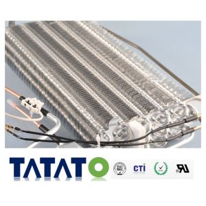 Slant Inserting Aluminum Fin Heat Exchanger For High End Frost Free Refrigerators