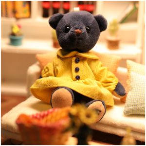 Custom plush stuffed animals Joint plush bear doll key chain stuffed animal toys