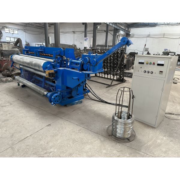 Heavy Full Automatic Wire Mesh Welding Machine Quick Setup 60-90 times/min