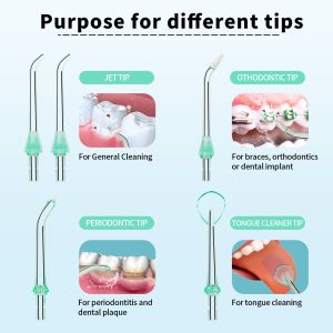 China 5 Modes Mini Waterproof Oral Irrigator Water Flosser For Dental Care on sale