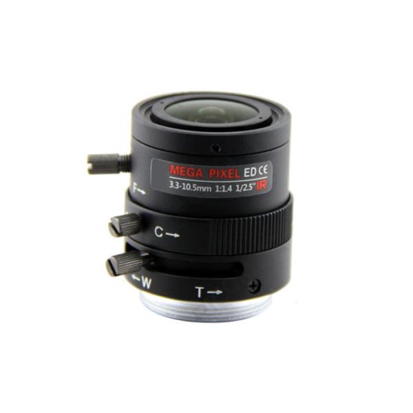 Quality 1/2.5" 3.3-10.5mm F1.4 3MP/5MP Megapixel Manual IRIS CS Mount Vari-focal Lens for MT9P006 wholesale
