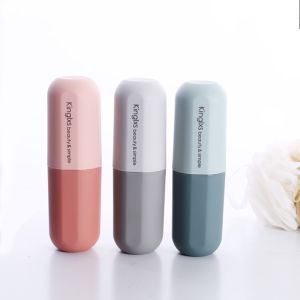 portable Travel Couples Toothbrush Toothpaste Box case