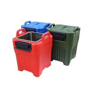Stackable 40L Insulated Soup Carrier With SS Inside Transportation Bucket