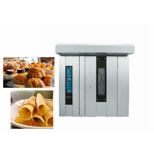 China 32 Trays Bread Rotary Rack Oven Automatic Pastry Making Machine 48KW/H on sale